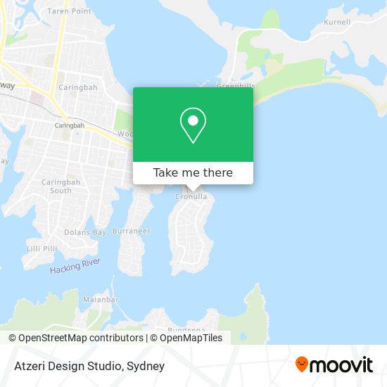 Atzeri Design Studio map