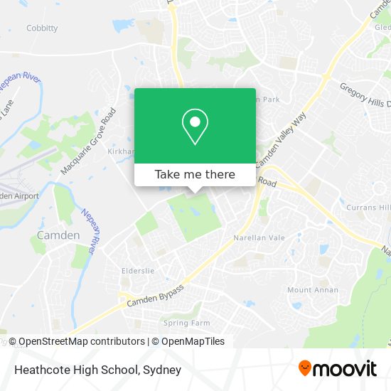 Heathcote High School map