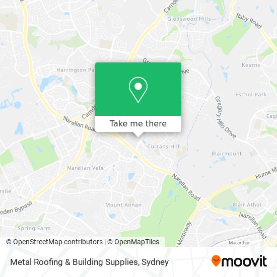 Mapa Metal Roofing & Building Supplies