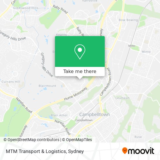 MTM Transport & Logistics map