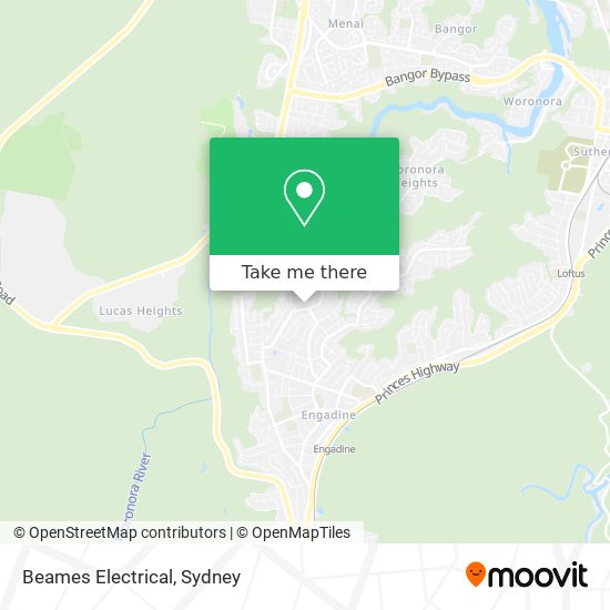 Beames Electrical map