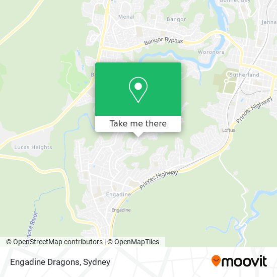 Engadine Dragons map