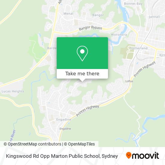 Kingswood Rd Opp Marton Public School map