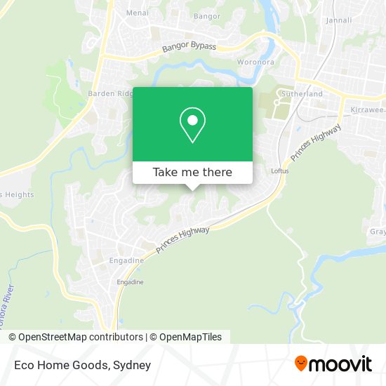 Eco Home Goods map