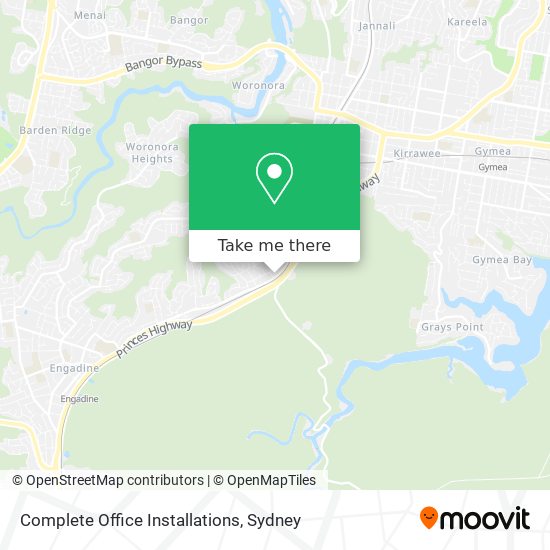 Complete Office Installations map