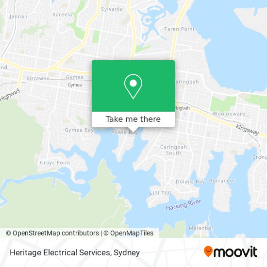 Heritage Electrical Services map