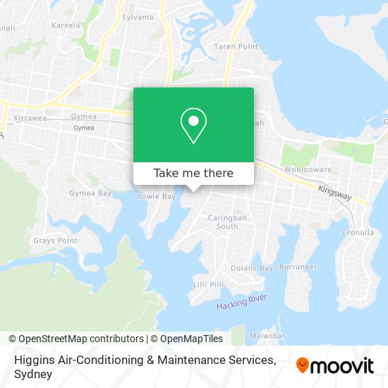Mapa Higgins Air-Conditioning & Maintenance Services