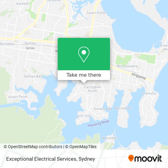 Exceptional Electrical Services map