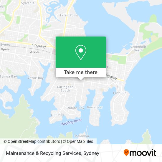 Maintenance & Recycling Services map