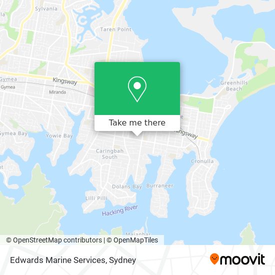 Edwards Marine Services map