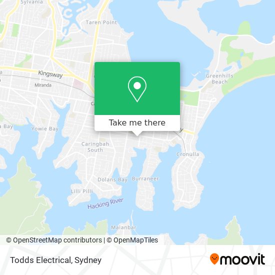 Todds Electrical map