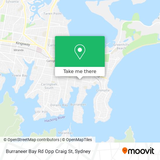 Burraneer Bay Rd Opp Craig St map