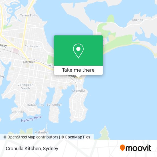 Cronulla Kitchen map