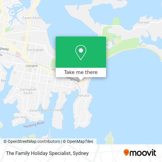 The Family Holiday Specialist map