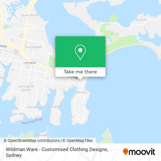 Wildman Ware - Customised Clothing Designs map