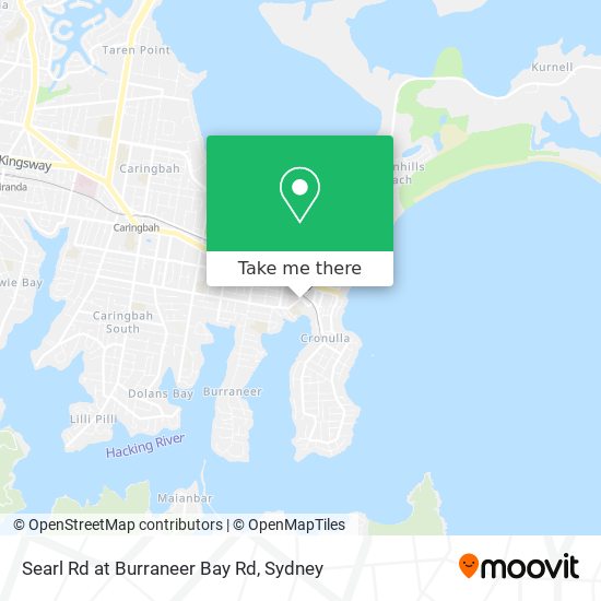 Searl Rd at Burraneer Bay Rd map