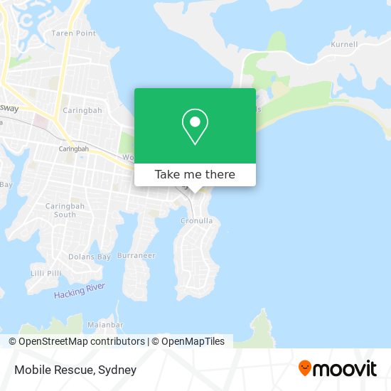 Mobile Rescue map