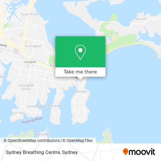 Sydney Breathing Centre map