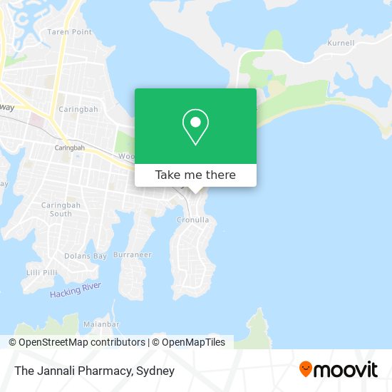 The Jannali Pharmacy map