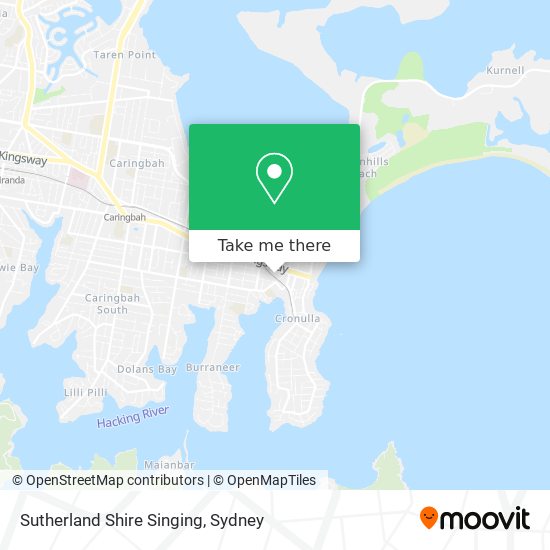 Sutherland Shire Singing map