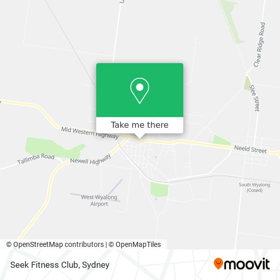 Seek Fitness Club map