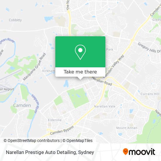 Mapa Narellan Prestige Auto Detailing