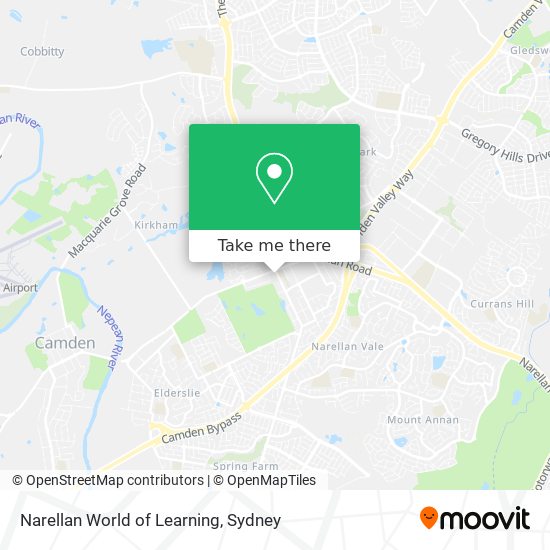 Mapa Narellan World of Learning