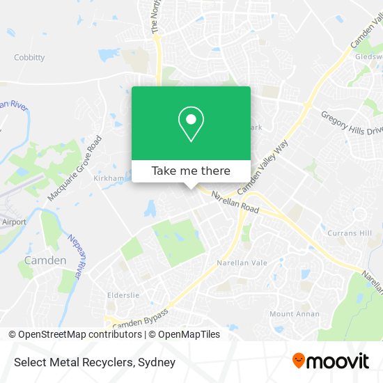 Select Metal Recyclers map