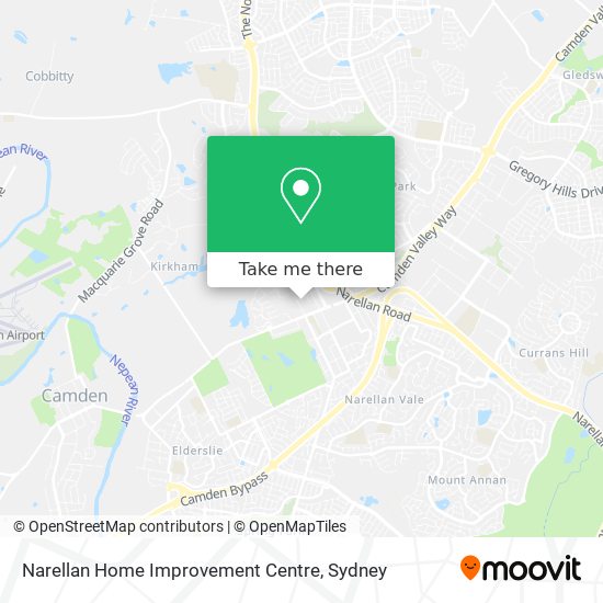 Mapa Narellan Home Improvement Centre