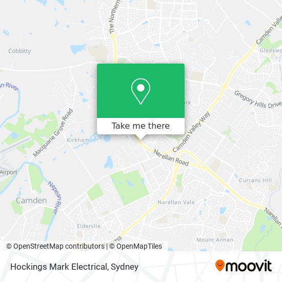 Hockings Mark Electrical map