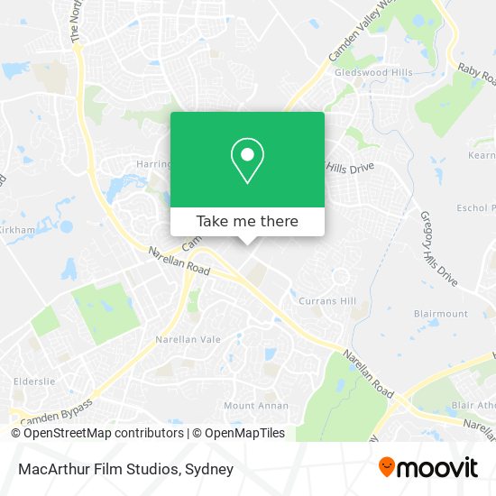 MacArthur Film Studios map