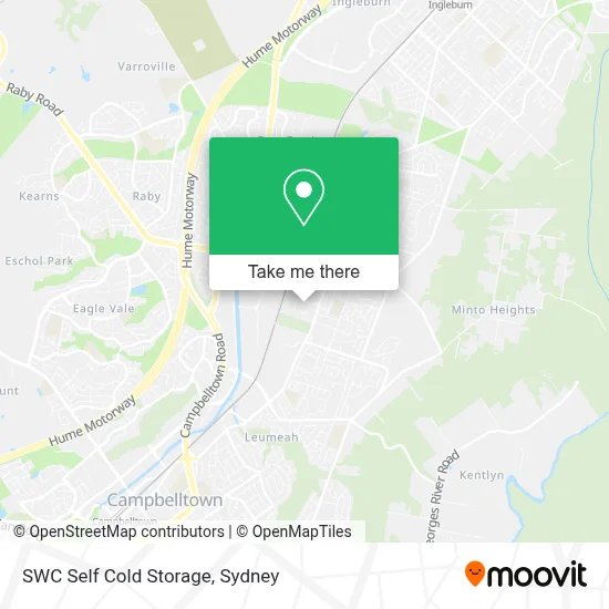 Mapa SWC Self Cold Storage