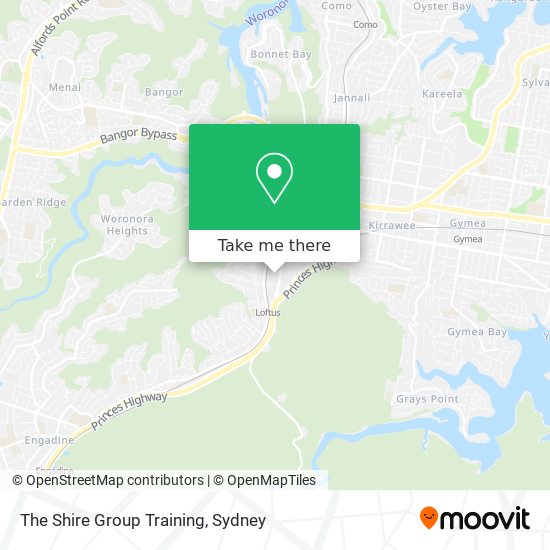 The Shire Group Training map