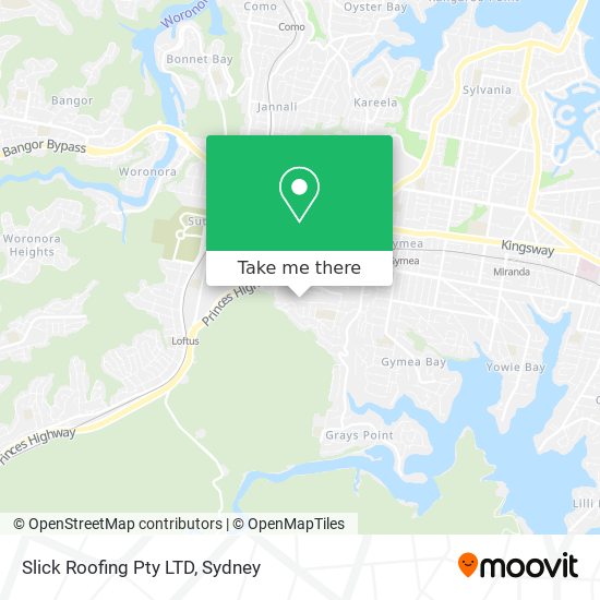 Slick Roofing Pty LTD map