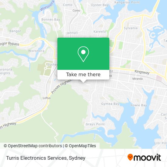 Mapa Turris Electronics Services