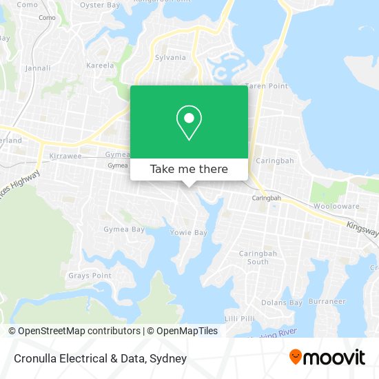 Cronulla Electrical & Data map