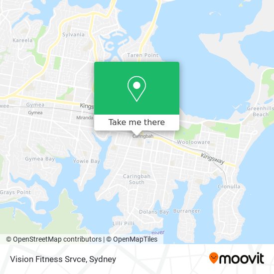 Vision Fitness Srvce map