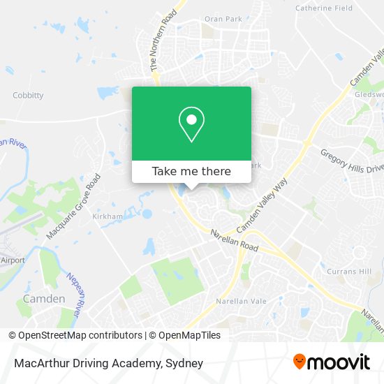 MacArthur Driving Academy map