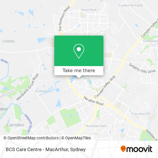 BCS Care Centre - MacArthur map