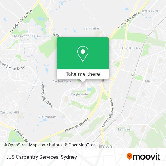 JJS Carpentry Services map