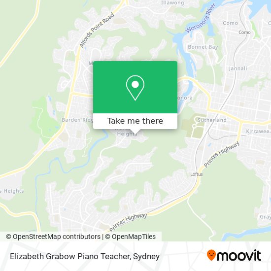 Elizabeth Grabow Piano Teacher map