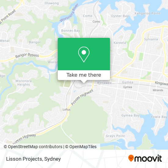 Lisson Projects map