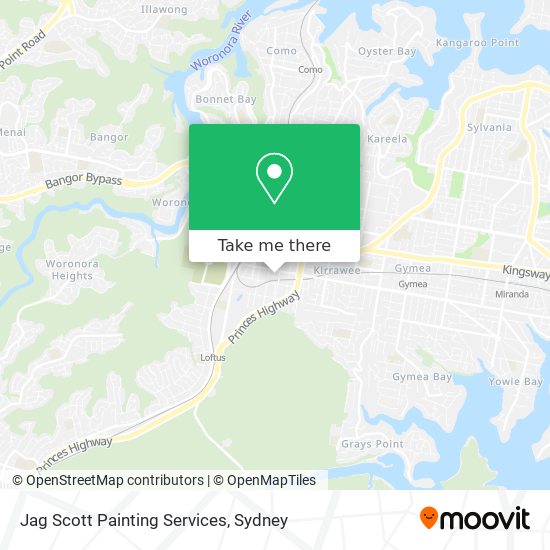 Jag Scott Painting Services map