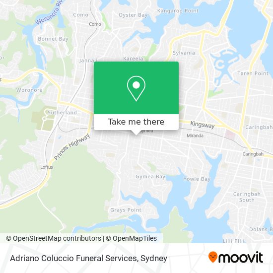 Adriano Coluccio Funeral Services map