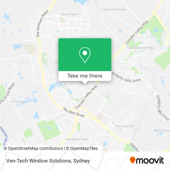 Ven-Tech Window Solutions map