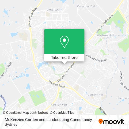 McKenzies Garden and Landscaping Consultancy map