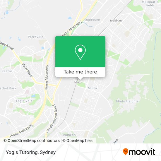 Mapa Yogis Tutoring