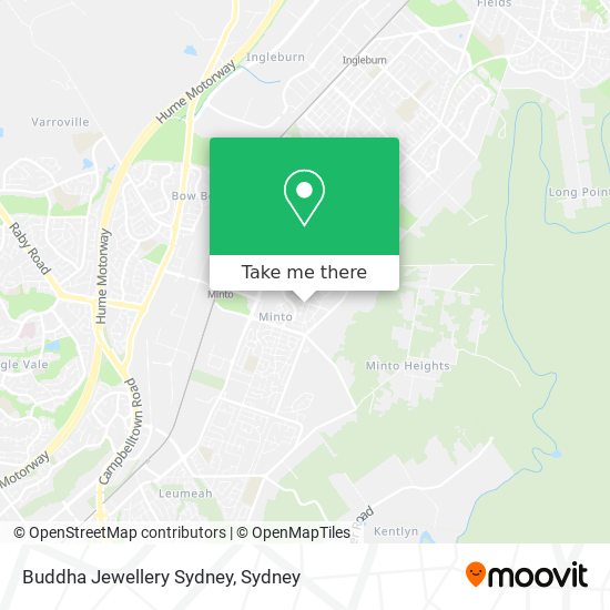 Buddha Jewellery Sydney map