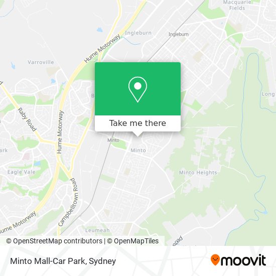 Minto Mall-Car Park map