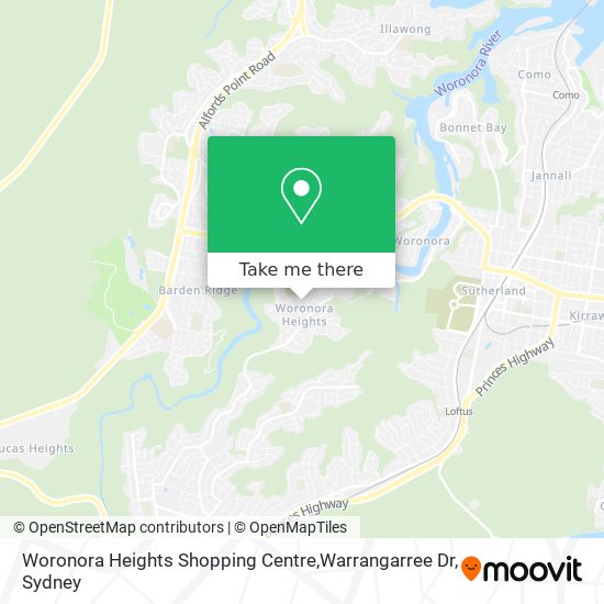 Woronora Heights Shopping Centre,Warrangarree Dr map